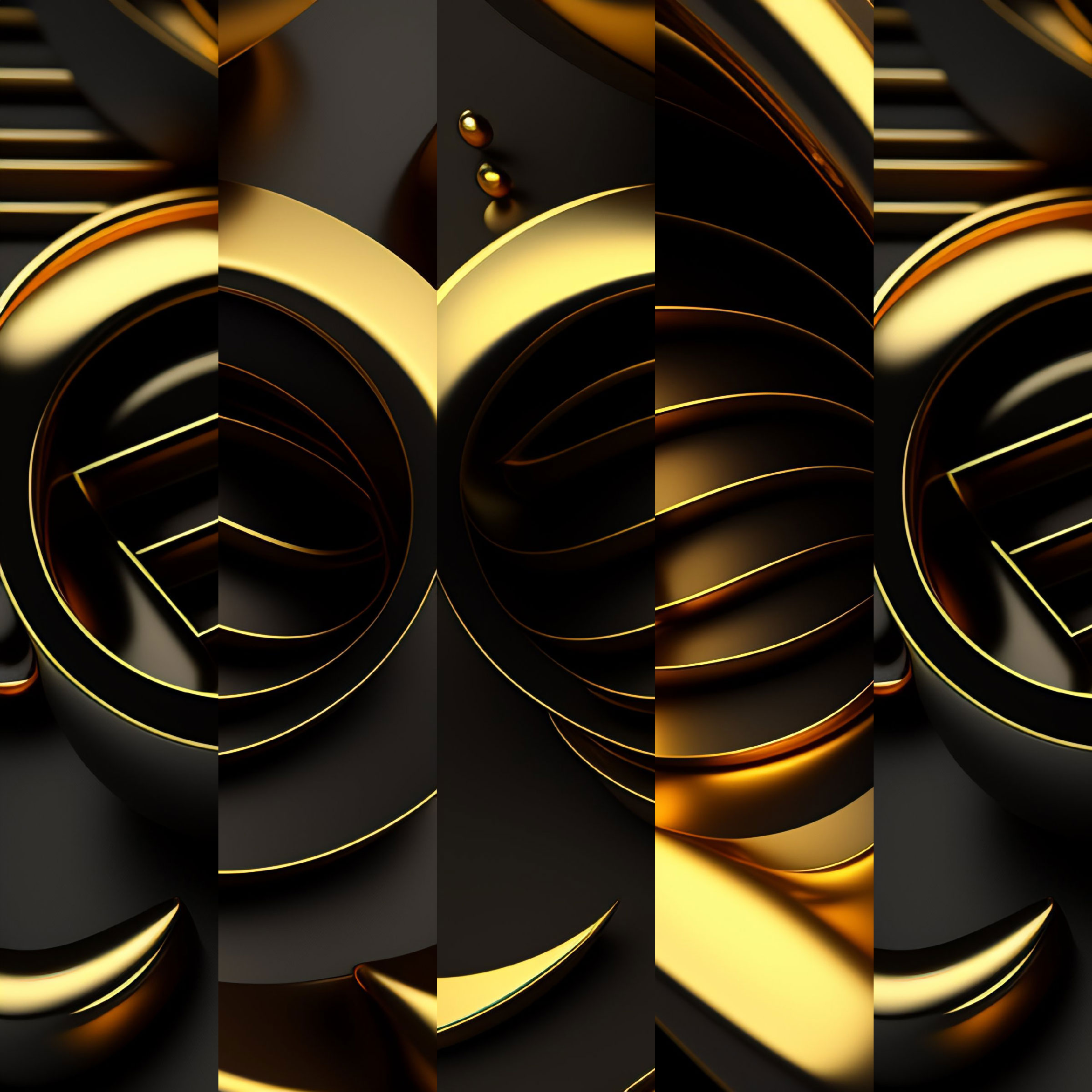 Golden Waves #4 static token preview