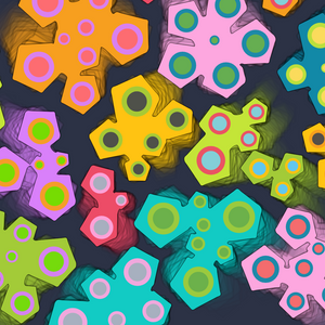Colorful cartoon shapes(free edition) project preview