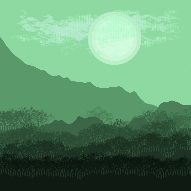 Generative Mountains #13 static token preview