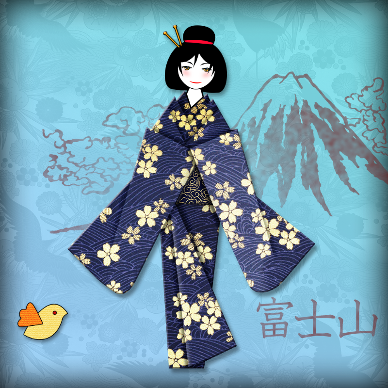 Origami Girls #11 static token preview