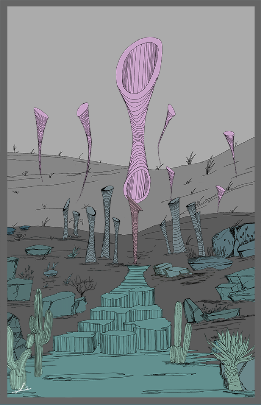 Skyward Garden #zentangle_world #22 static token preview