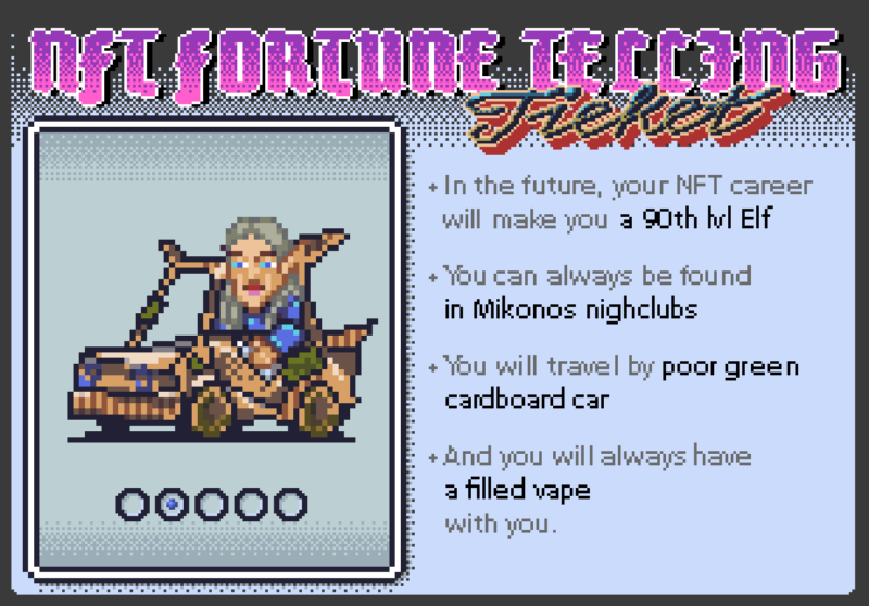 NFT FORTUNE TELLING #10 static token preview