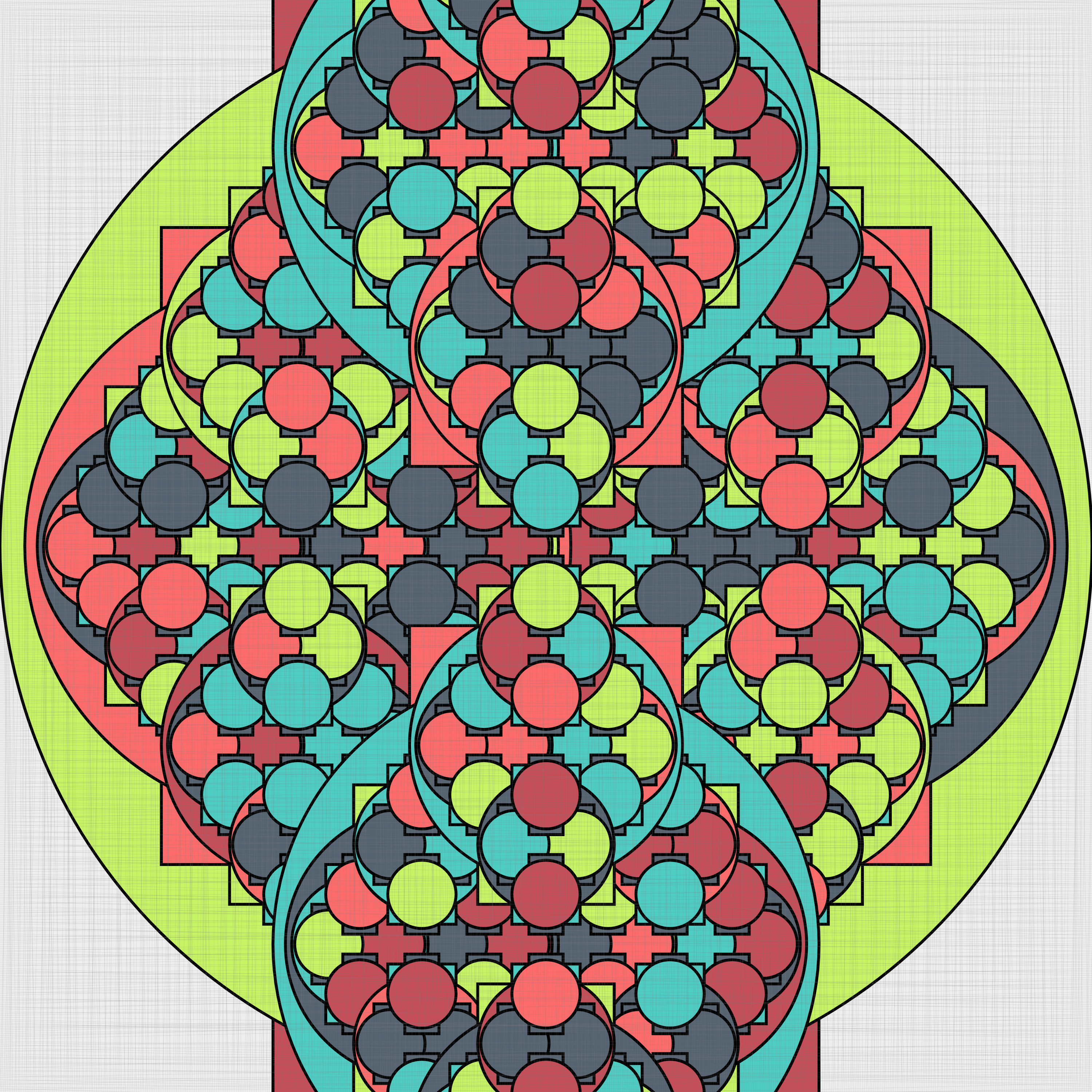 10 patterns 10 palettes #6 static token preview