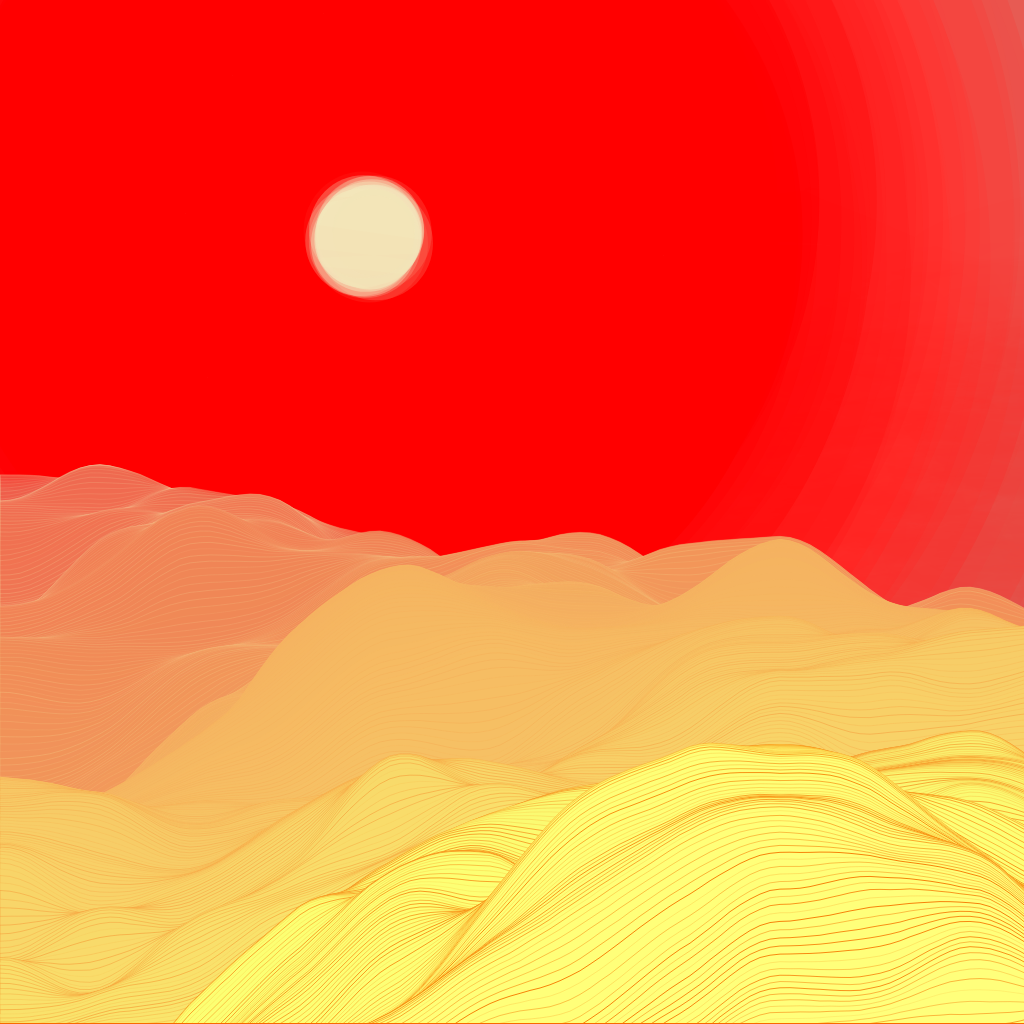 Valley at Dawn #6 static token preview