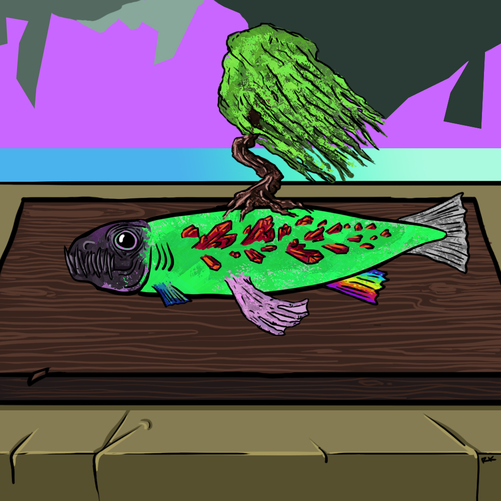 Monstrous Catch #24 static token preview