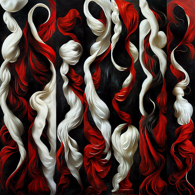 AI Red Hair #7 static token preview