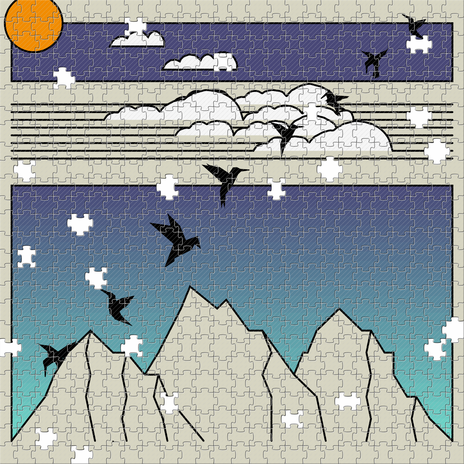 Puzzles & Birds #7 static token preview