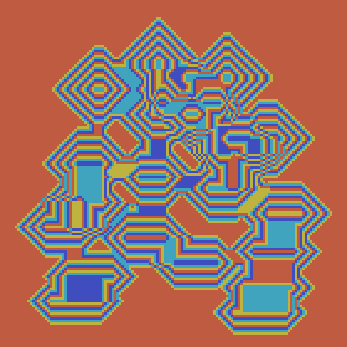 Superimposed Octagonal Pyramids #19 static token preview