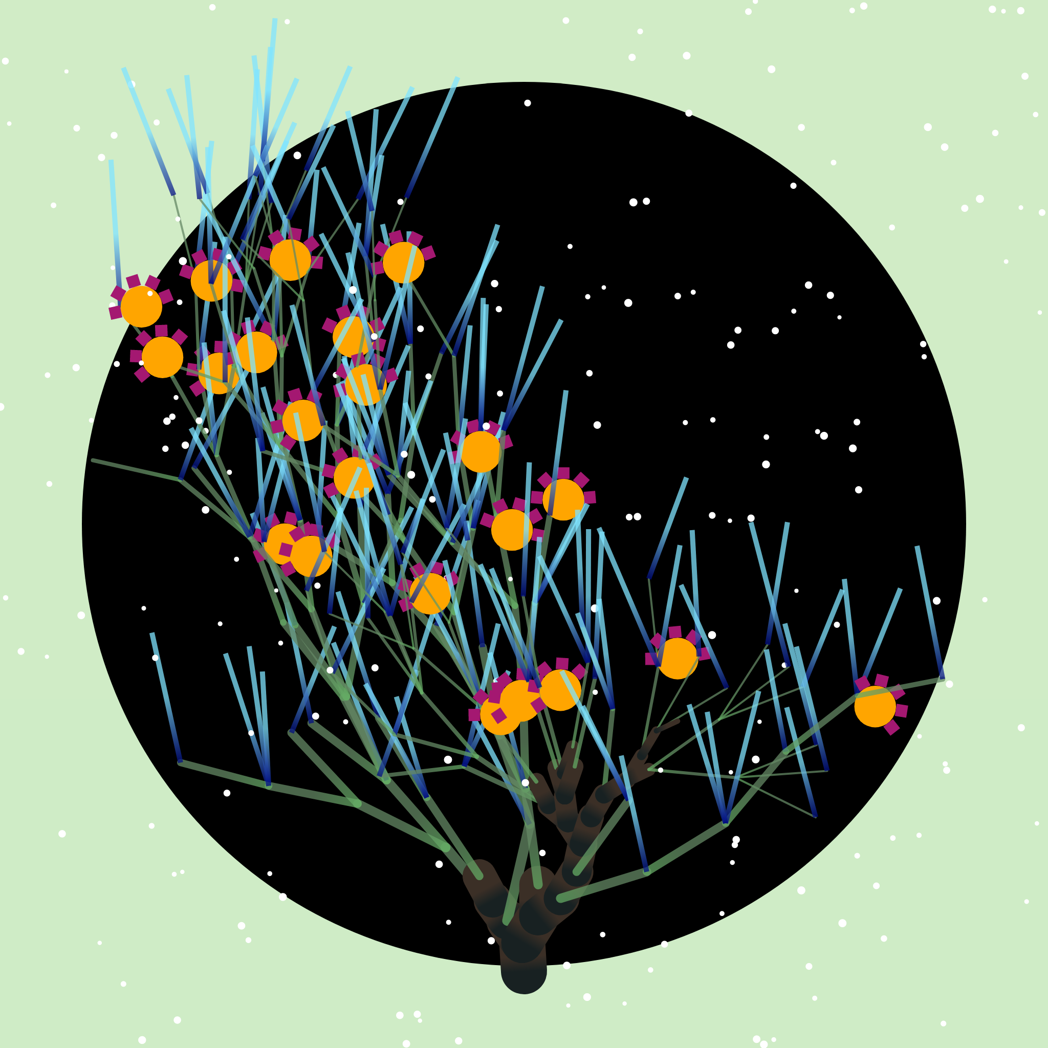 Some generative winter trees #19 static token preview