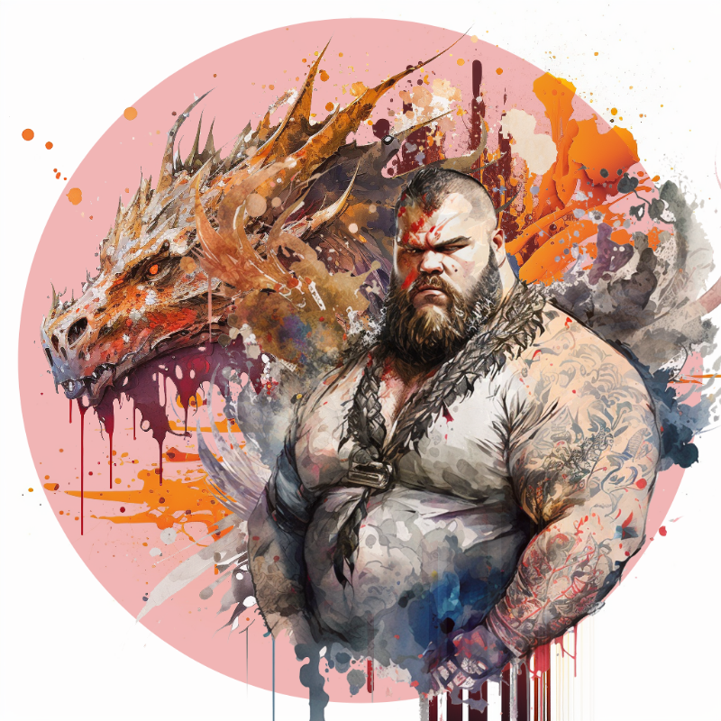 Dragon Bloke #5 static token preview