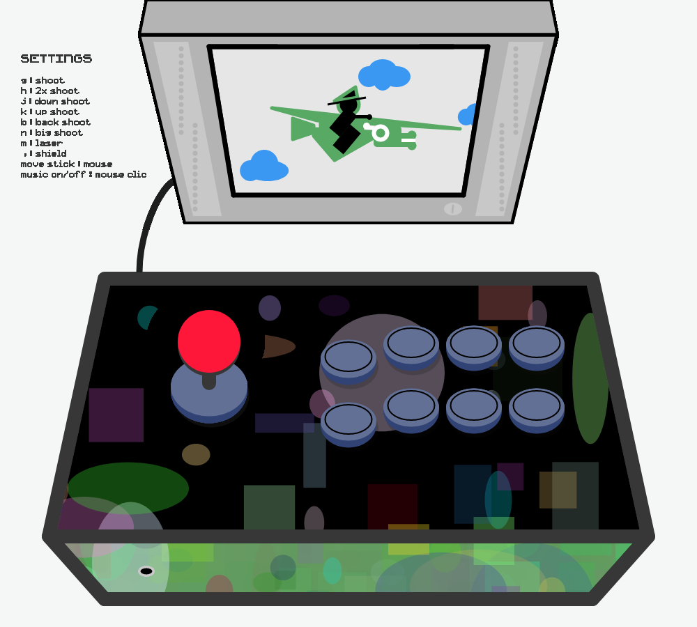 Arcade stick #10 static token preview
