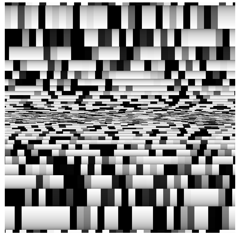 Noise: 1D Experiment #5 static token preview