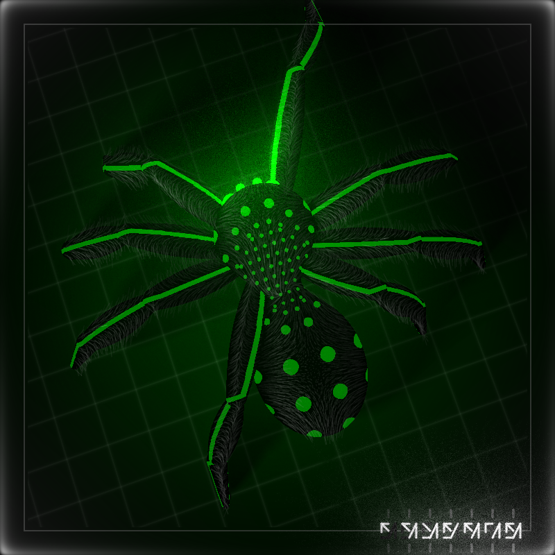Impure Spiders #16 static token preview