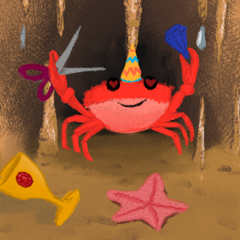 Silly Crab #16 static token preview