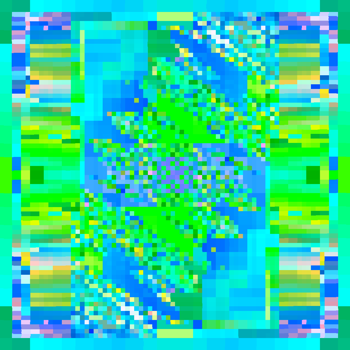 Psychedelic Dance of Pixels #18 static token preview