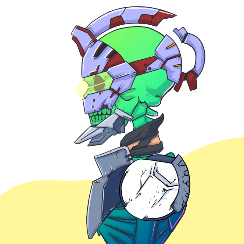 Skeleton Soldiers #10 static token preview