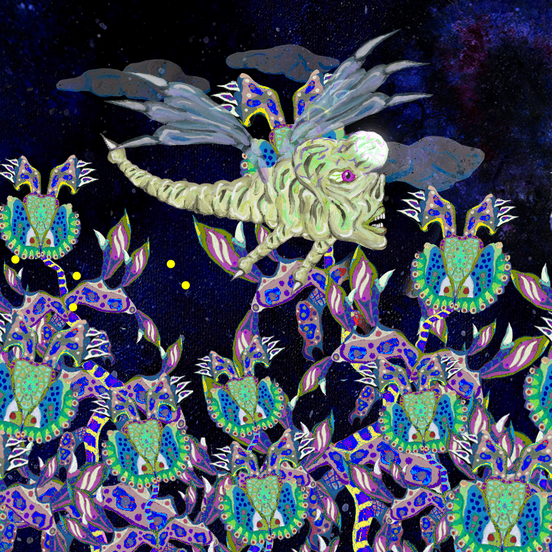 Fireflies and Flower Gardens #21 static token preview