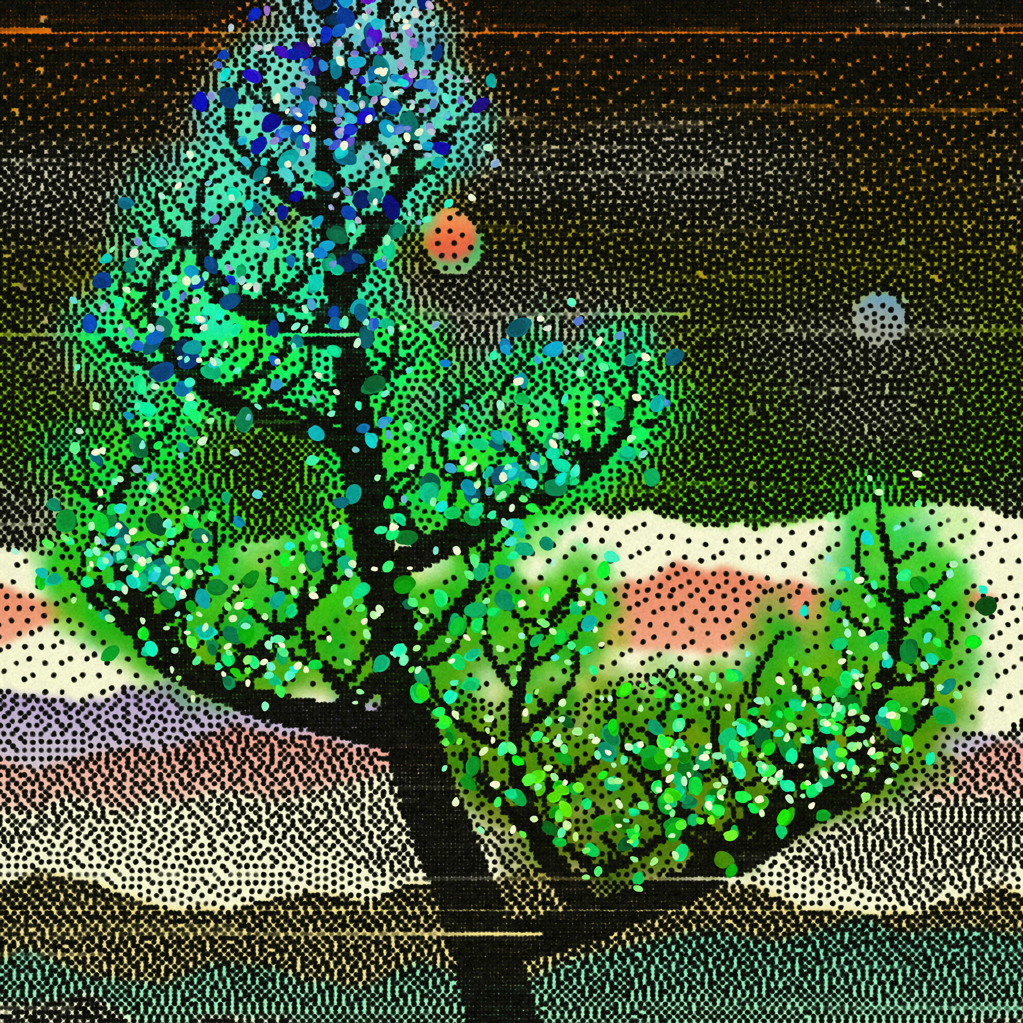 Dithered Branches #17 static token preview