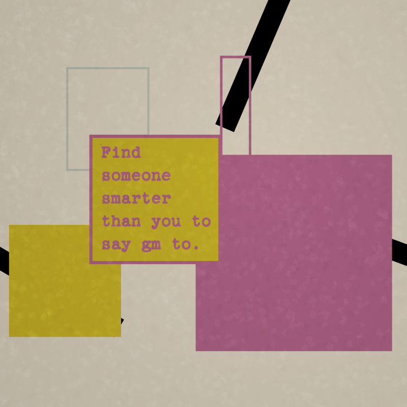 DeStijl Fortunes #13 static token preview