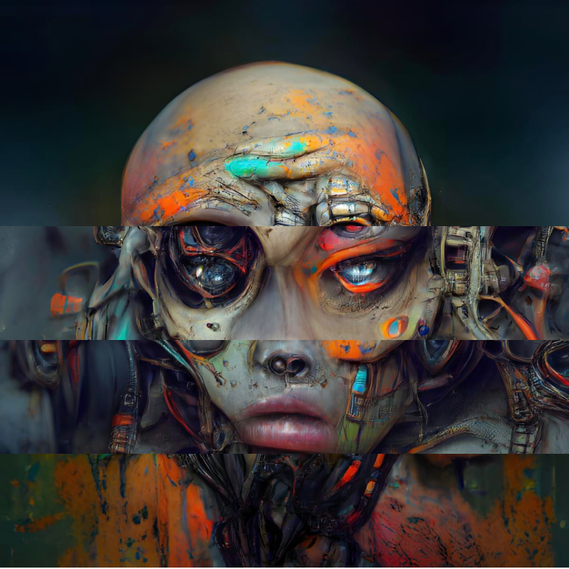 Sliced: Zomborgs #4 static token preview