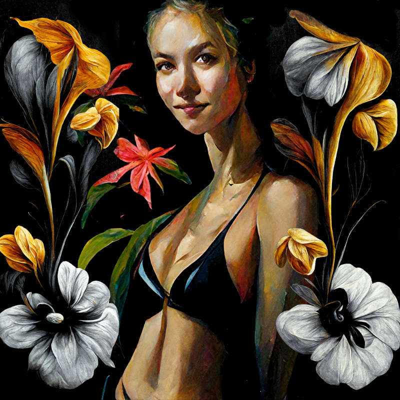 Girl and Flower #2 #13 static token preview