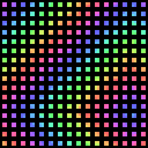 Animated RGB Squares #6 static token preview