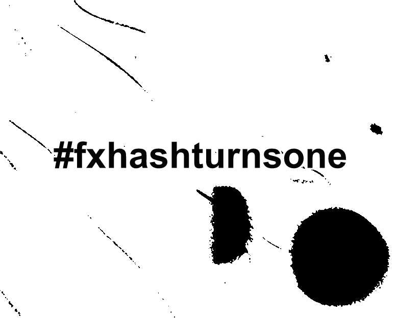 fxhash turns one #5 static token preview
