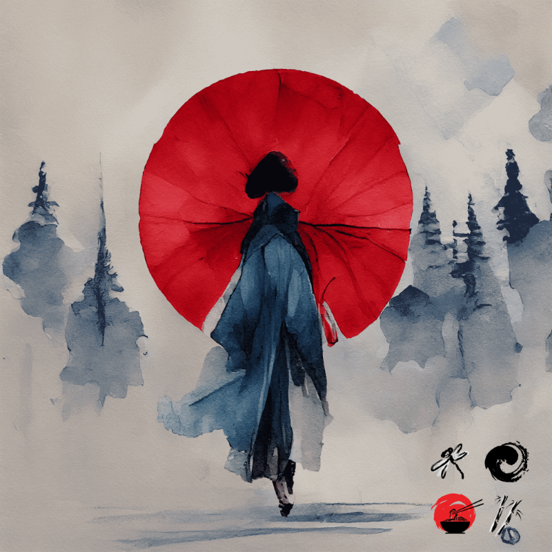 A walking geisha #11 static token preview