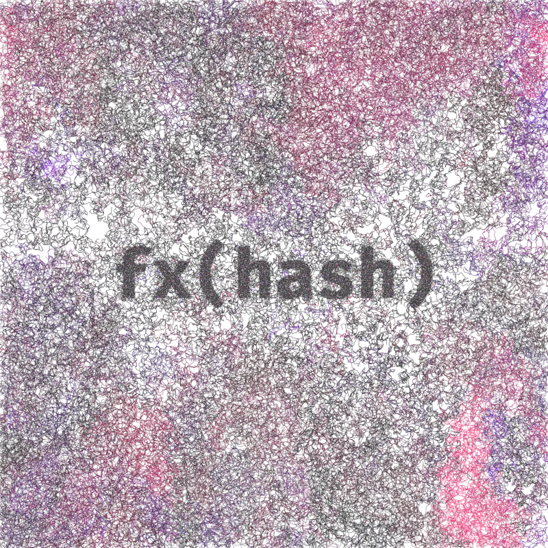 FXHASH Generative Logo #844 static token preview