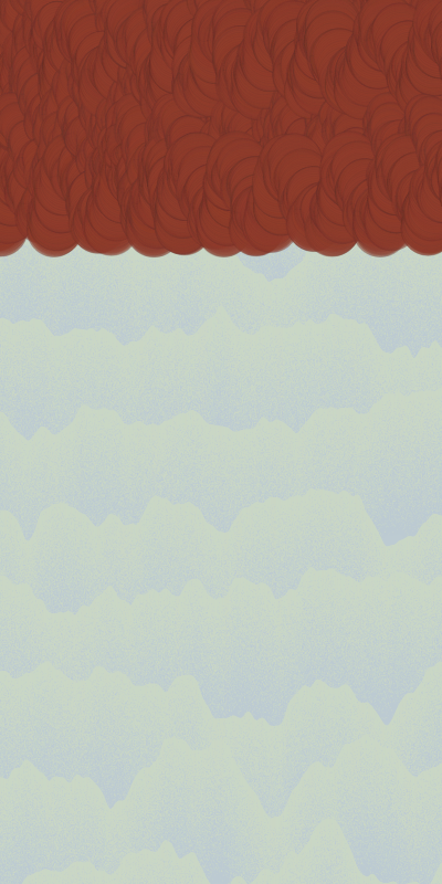 Clouds over the Mountains #14 static token preview