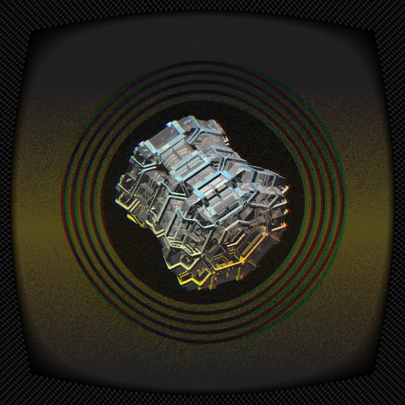 Glass kaleidoscope #10 static token preview
