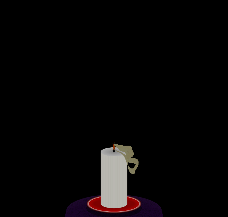 Candle in the Light Breeze #21 static token preview