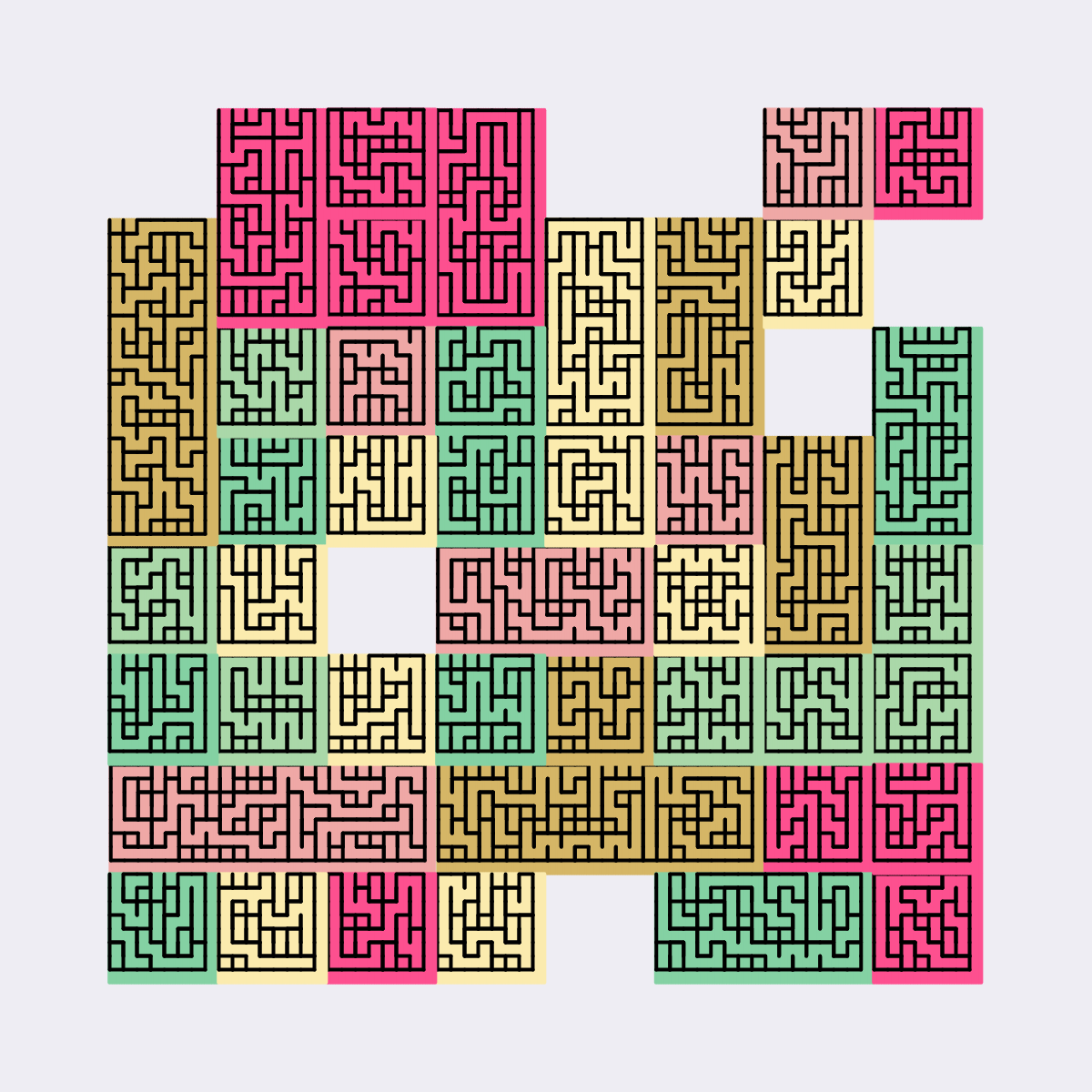 Algorithmic Labyrinth #1 static token preview