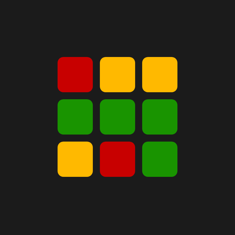 Rubik's Cube #9 static token preview
