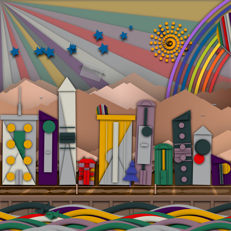 Paper Art 2.5D #21 static token preview