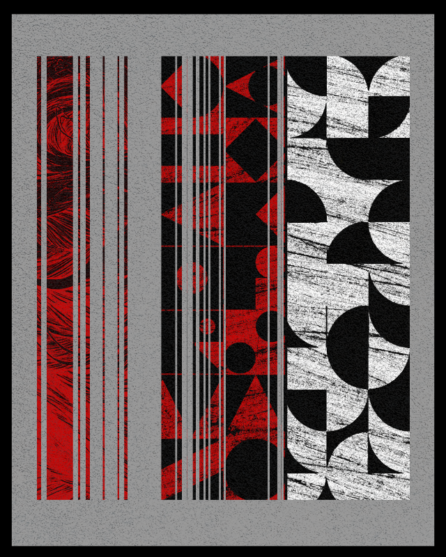 pattern art #red #6 static token preview