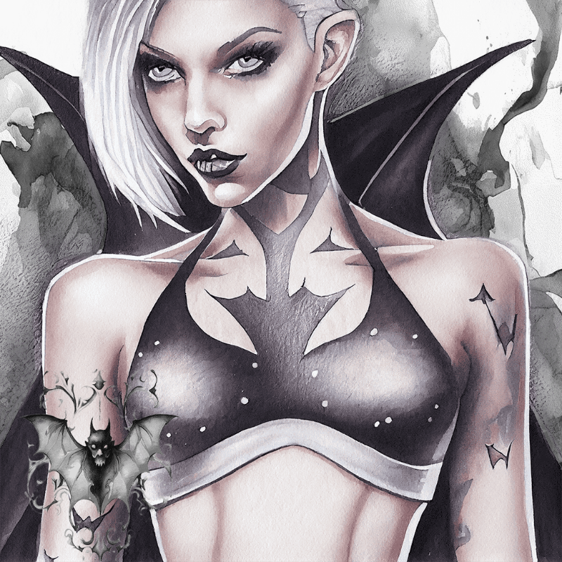Bat Girl #1 static token preview
