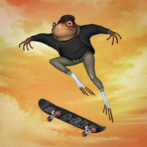 SKATER FROGS 🐸 #11 static token preview