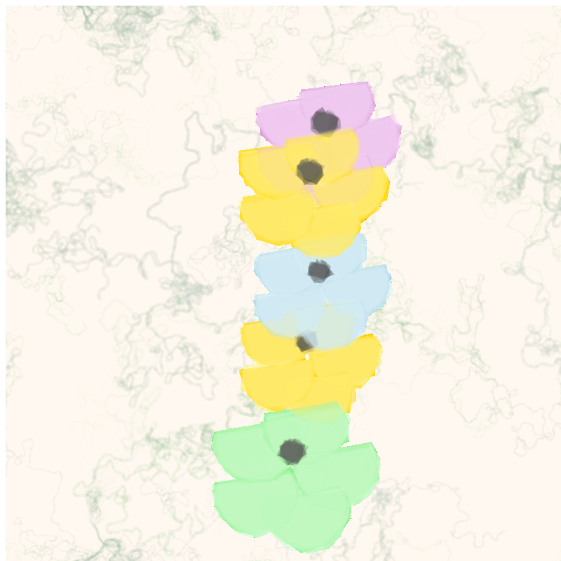 Spring flowers #N #3 static token preview