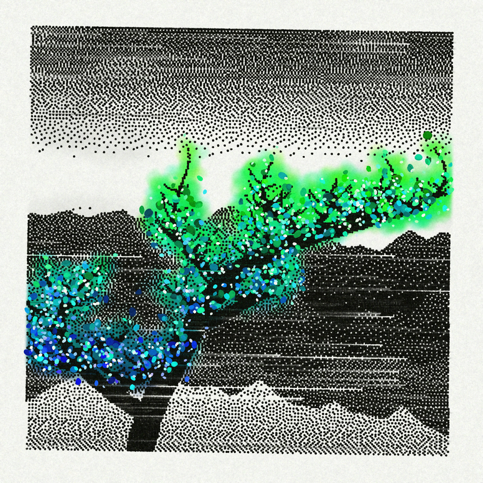 Dithered Branches #21 static token preview