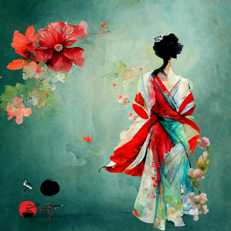 The dancing geisha #19 static token preview