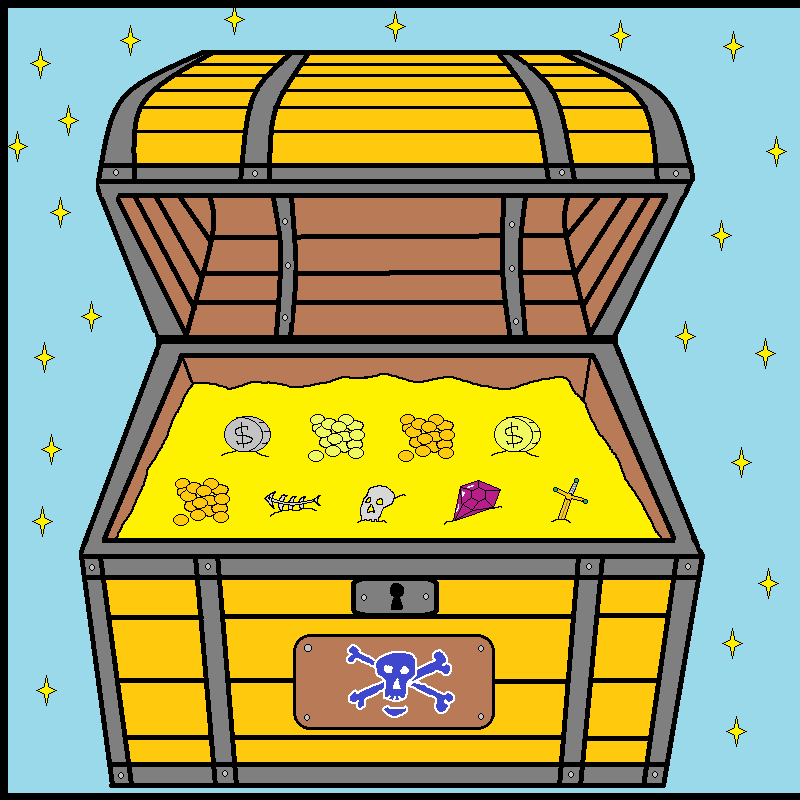 Treasure loot box #8 static token preview