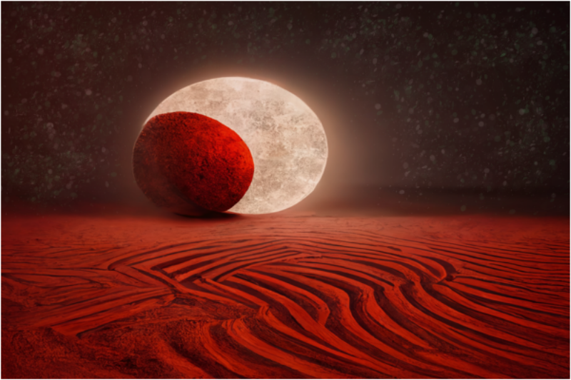(Red) Moon #1 static token preview