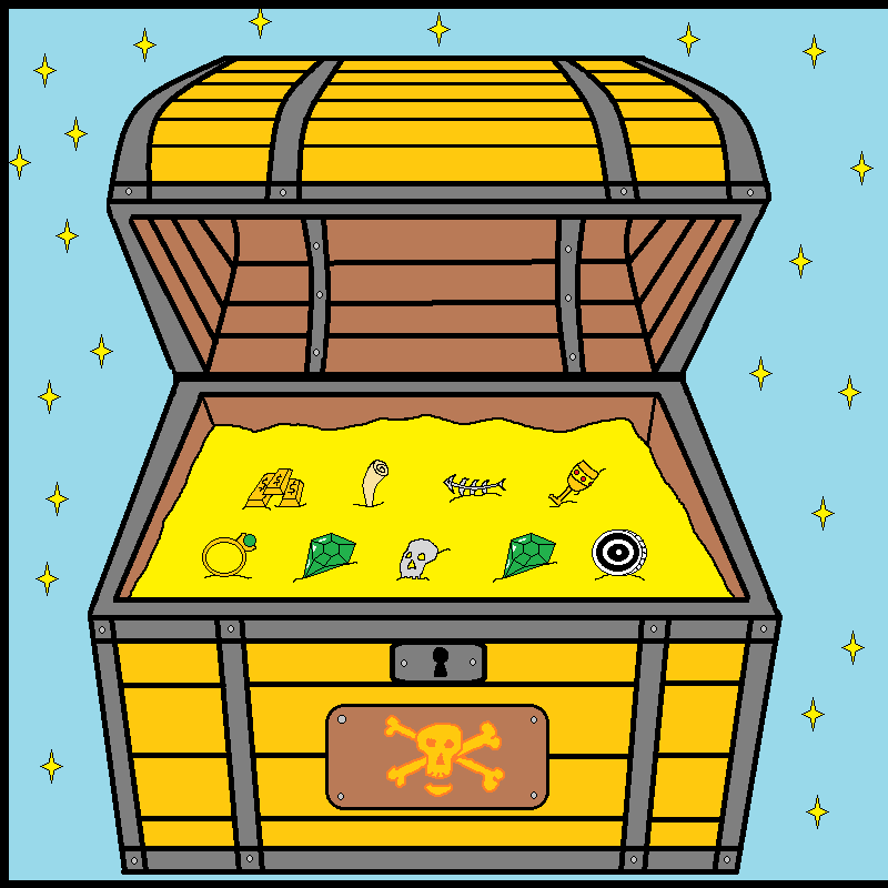 Treasure loot box #6 static token preview