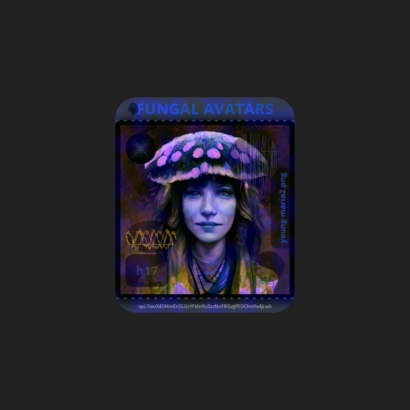 FUNGAL AVATARS vol I #11 static token preview