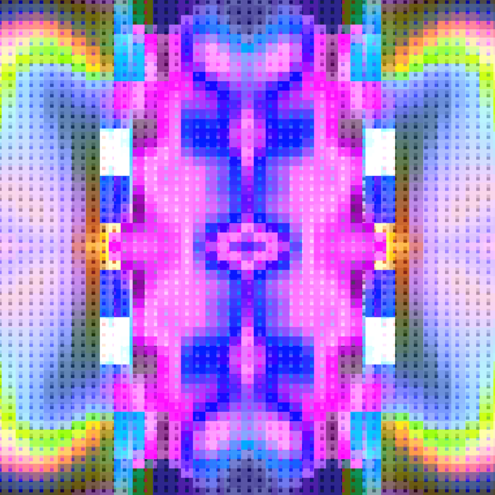 Magical Pixelated Kaleidoscope #3 static token preview