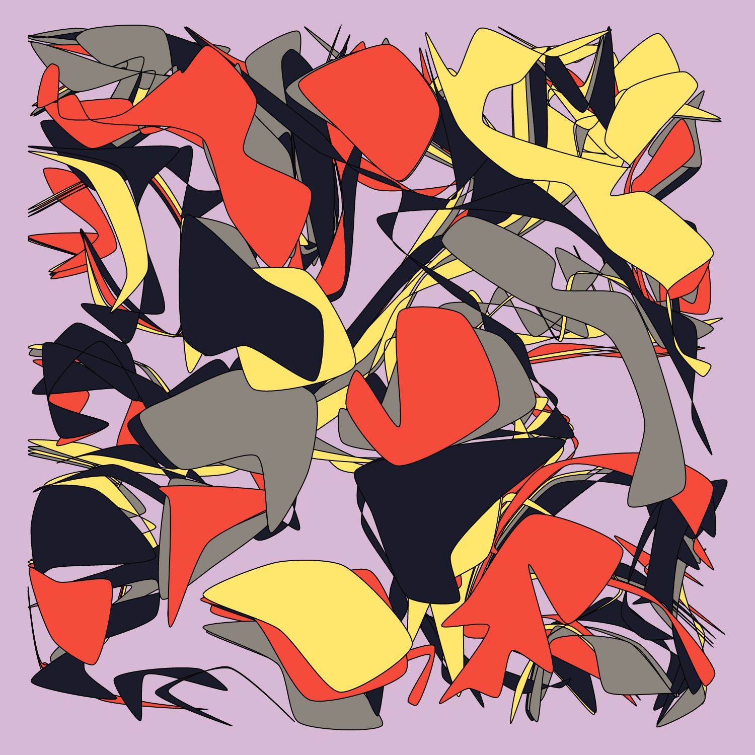 Geometric colorful shapes 2 (Free edition) #48 static token preview