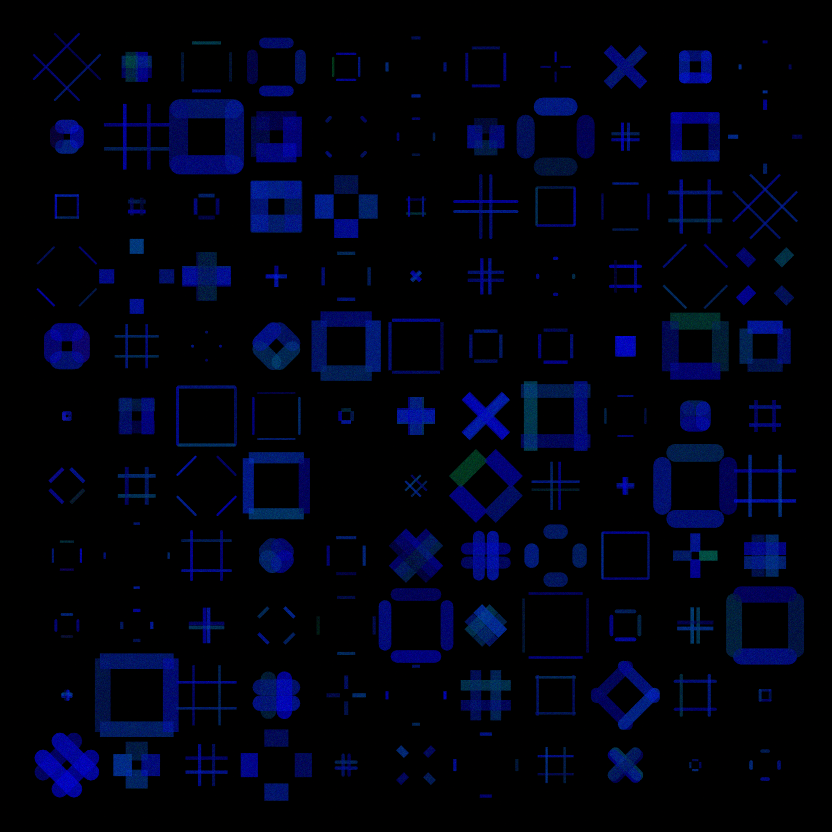 Hash Grid #7 static token preview