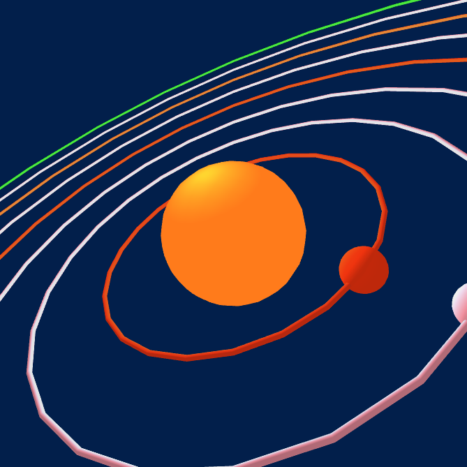 Generative solar system #7 static token preview