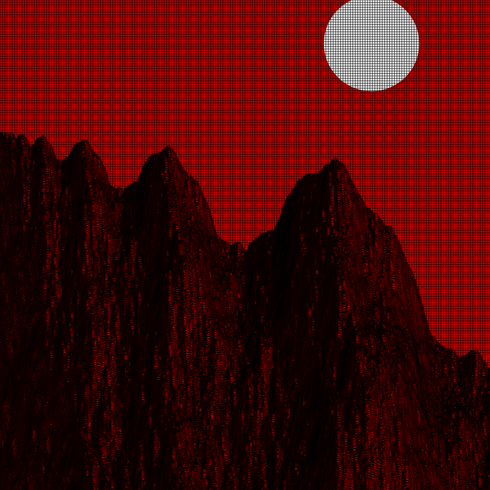 Classic generative landscape #8 static token preview